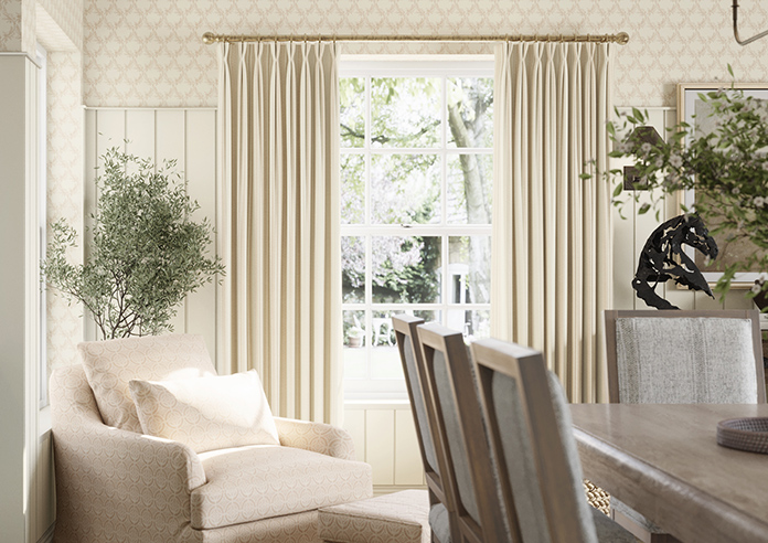 Trellis Prints, Noble Stripe Manson - Made to Measure Curtains - Image 3